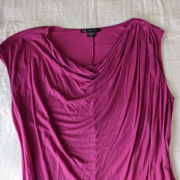 Armani Exchange Sleeveless Cowl Neck Blouse - Picture 2 of 10
